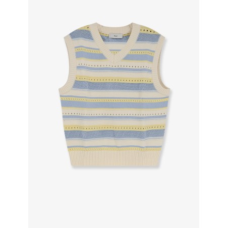 Unisex sleeveless cotton sweater
