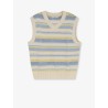 Unisex sleeveless cotton sweater