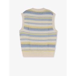 Unisex sleeveless cotton sweater