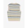 Unisex sleeveless cotton sweater