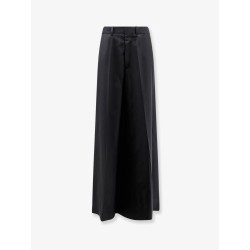 Virgin wool maxi skirt