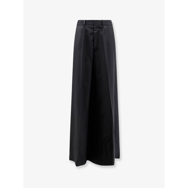 Virgin wool maxi skirt