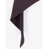 Asymmetric paper and viscose skirt