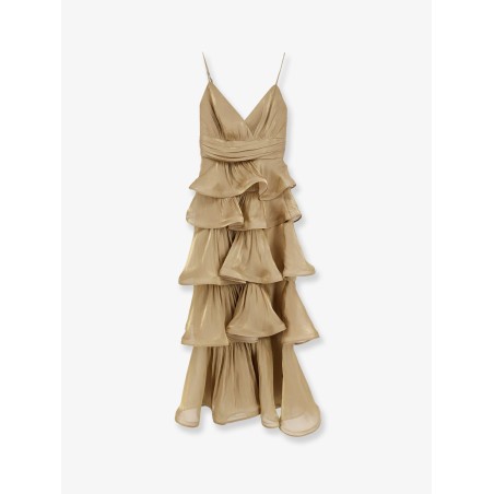 Flounced long dress
