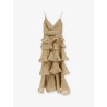 Flounced long dress