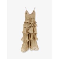 Flounced long dress