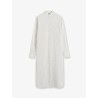Striped Summer viscose, silk and cotton dress