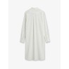 Striped Summer viscose, silk and cotton dress