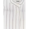 Striped Summer viscose, silk and cotton dress
