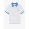 Cotton polo shirt with Medusa embroidery