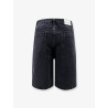 Back denim bermuda shorts