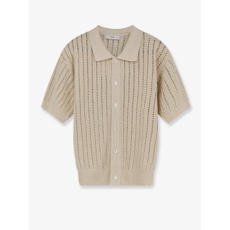 Openwork cotton cardigan