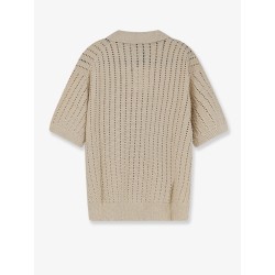 Openwork cotton cardigan