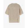 Openwork cotton cardigan