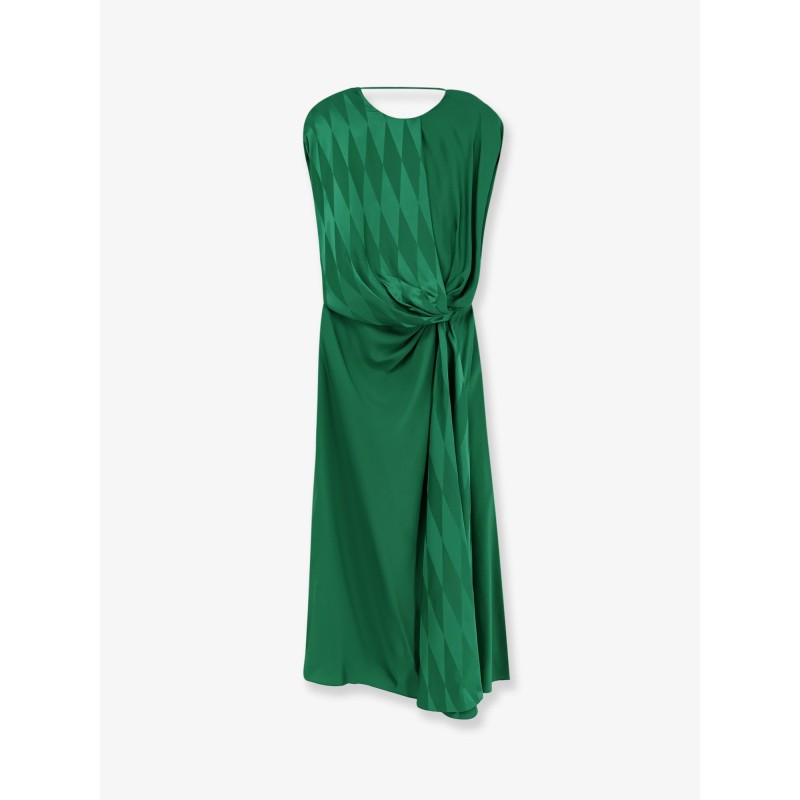 Cocktail viscose and silk dress