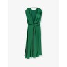 Cocktail viscose and silk dress