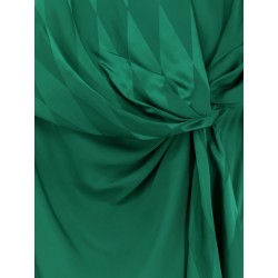 Cocktail viscose and silk dress