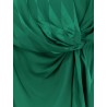 Cocktail viscose and silk dress