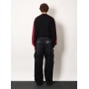 Cargo black denim trousers