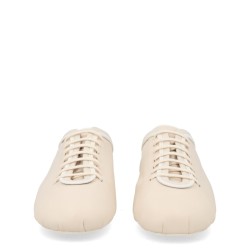 SNEAKER BALLERINA IN PELLE