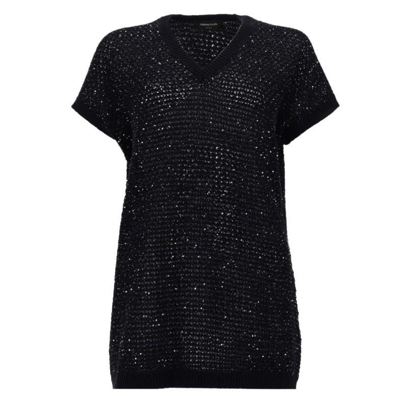 MAGLIA CON PAILLETTES
