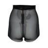 SEMI-TRANSPARENT HIGH-WAISTED SHORTS
