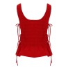 TOP "SMOCK" CON LACCI