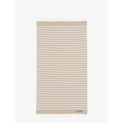 Striped cotton beach towel