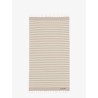 Striped cotton beach towel