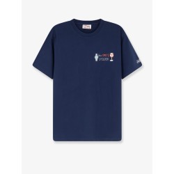 Portofino cotton T-shirt with embroidered logo on the front