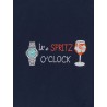 Portofino cotton T-shirt with embroidered logo on the front
