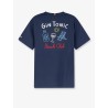 Portland cotton T-shirt with front embroidery