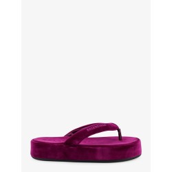 Jet Lag Stretch Velvet Sandals