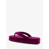 Jet Lag Stretch Velvet Sandals