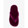 Jet Lag Stretch Velvet Sandals