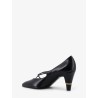 Criss-Cross Medallion leather pumps