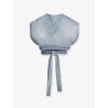 Belted denim top
