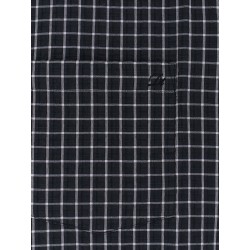 Cotton blend shirt with check pattern