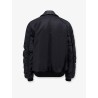 Nylon jacket with Intrecciato leather collar