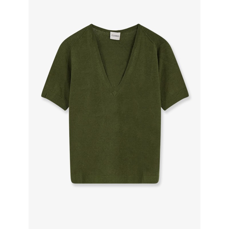 Linen and cotton blend sweater