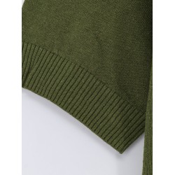 Linen and cotton blend sweater