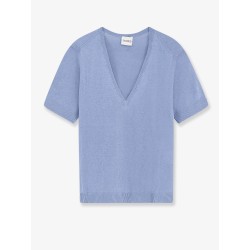 Linen and cotton blend sweater