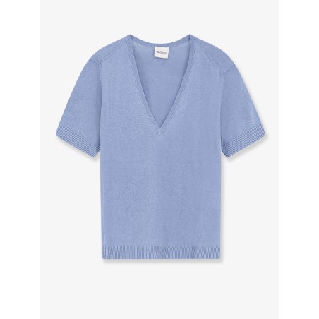 Linen and cotton blend sweater