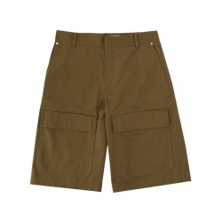 SHORTS IN COTONE CON PATCH LOGO