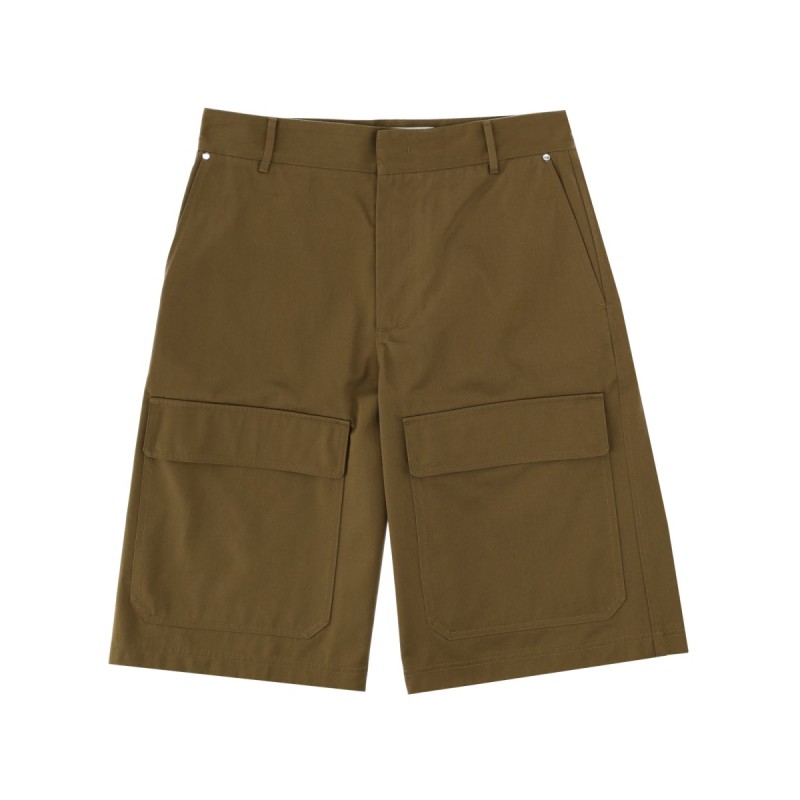SHORTS IN COTONE CON PATCH LOGO