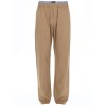 PANTALONE IN COTONE CON DOPPIO ELASTICO