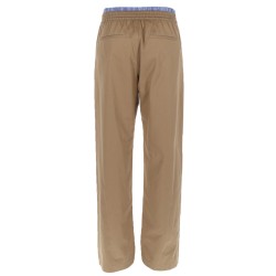 PANTALONE IN COTONE CON DOPPIO ELASTICO
