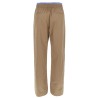 PANTALONE IN COTONE CON DOPPIO ELASTICO