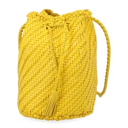 BORSA "POMPOM DOUBLE JUMP TAN"
