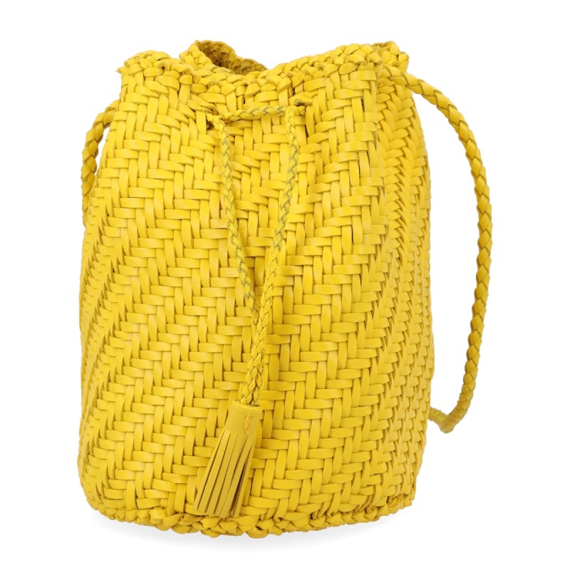 BORSA "POMPOM DOUBLE JUMP TAN"